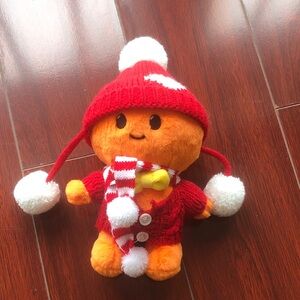 Cozy Red and Orange Plush Toy